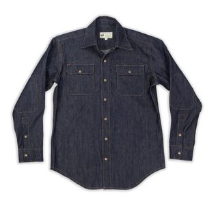Men's Selvedge Denim Shirt, Size L, NWOT